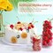 80 Pieces Fake Cherries Artificial Fruit for Party Decor Home (Cherry/Red) 2.36"D x 0.98"W x 0.98"H